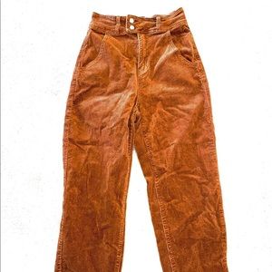 Brown corduroy jeans